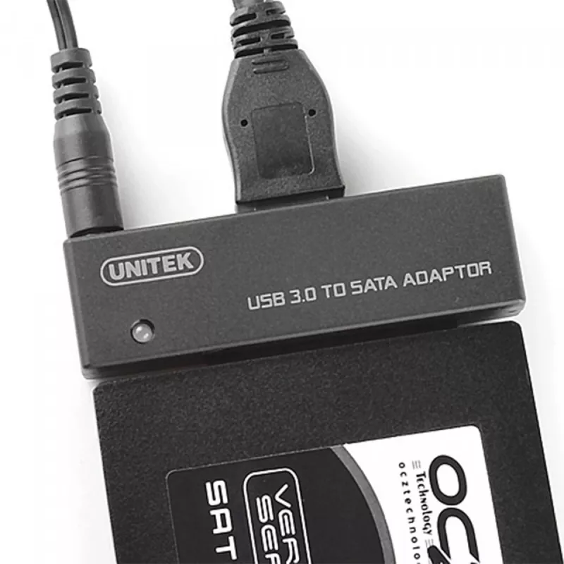 Interfeisa karte Unitek Y-1039, komplektā USB kabelis, 5 Gbit/s, melna, pievieno un lieto
