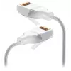 Tīkla kabelis Ubiquiti UACC-Cable-Patch-EL-C6A-12M-W RJ-45 Cat6a 12m Caurspīdīgi balts