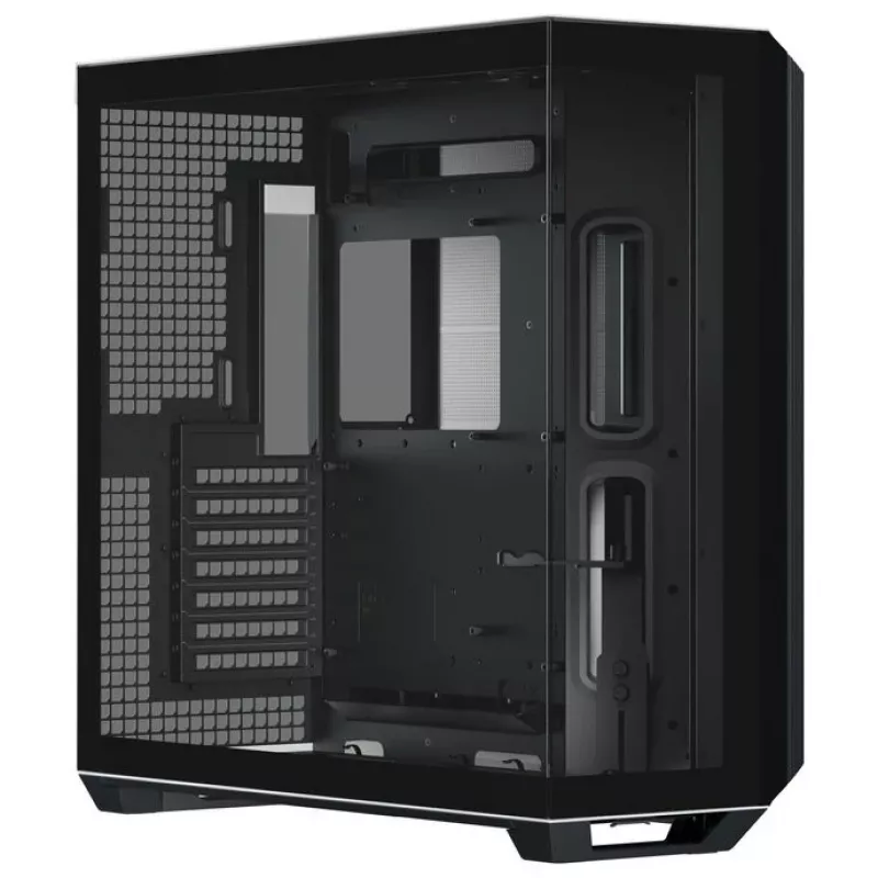 PC korpuss APNX V1, Midi-Tower, ATX, melns/balts