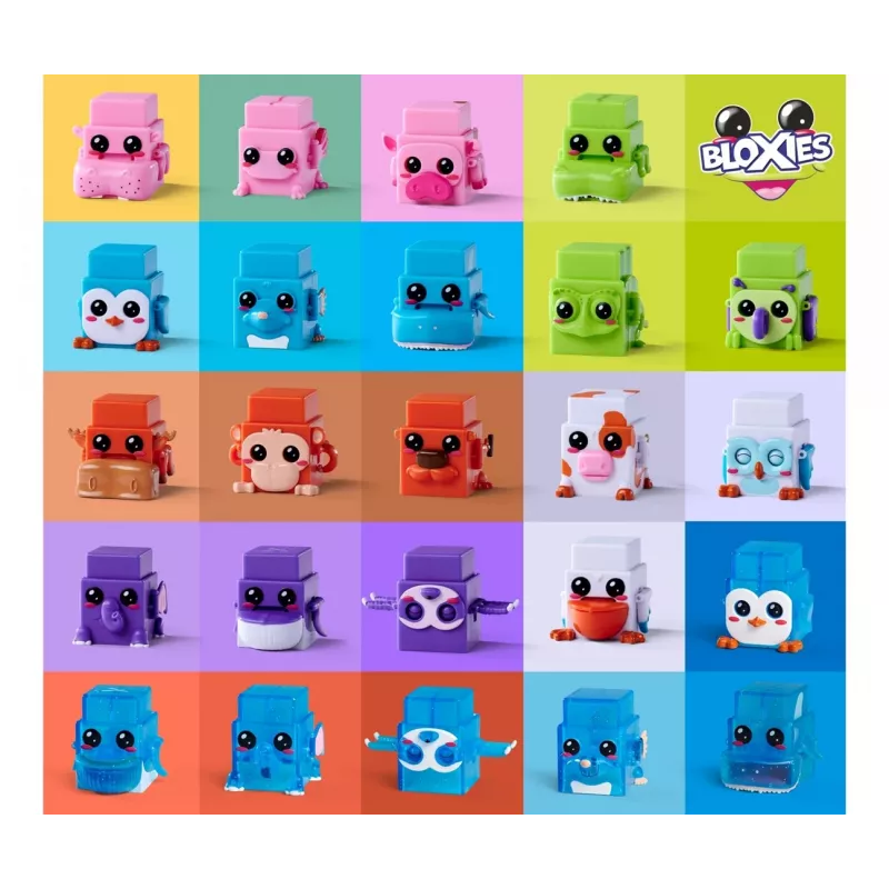 Simba-Dickie Bloxies Series 1 4-Pack jauktas figūriņas