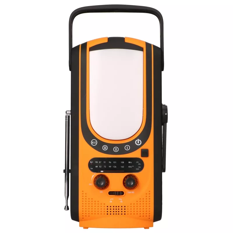 Extralink Power Ranger EPS-6000 | ārējais akumulators | 6000mAh, FM radio, LED gaisma, dinamo, saules panelis