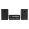 Mājas audio mikrosistēma Aiwa MSBTU-700DAB — 25W RMS, DAB+/FM, Bluetooth 10m, teknes CD, LED displejs, melna/Arktikas zila