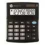 Galda kalkulators HP OC 110 — 10 ciparu LCD, baterija/saulīte, CR2032, 24 taustiņi, melns, 101×33×125 mm