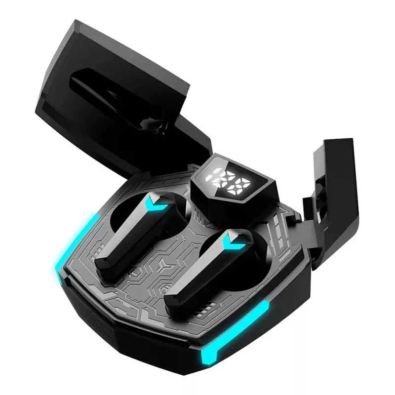 Canyon GTWS-2 Bezvadu austiņas ar auss āķi spēlēm USB Type-C Bluetooth uzlādes doks Melns (CND-GTWS2B)