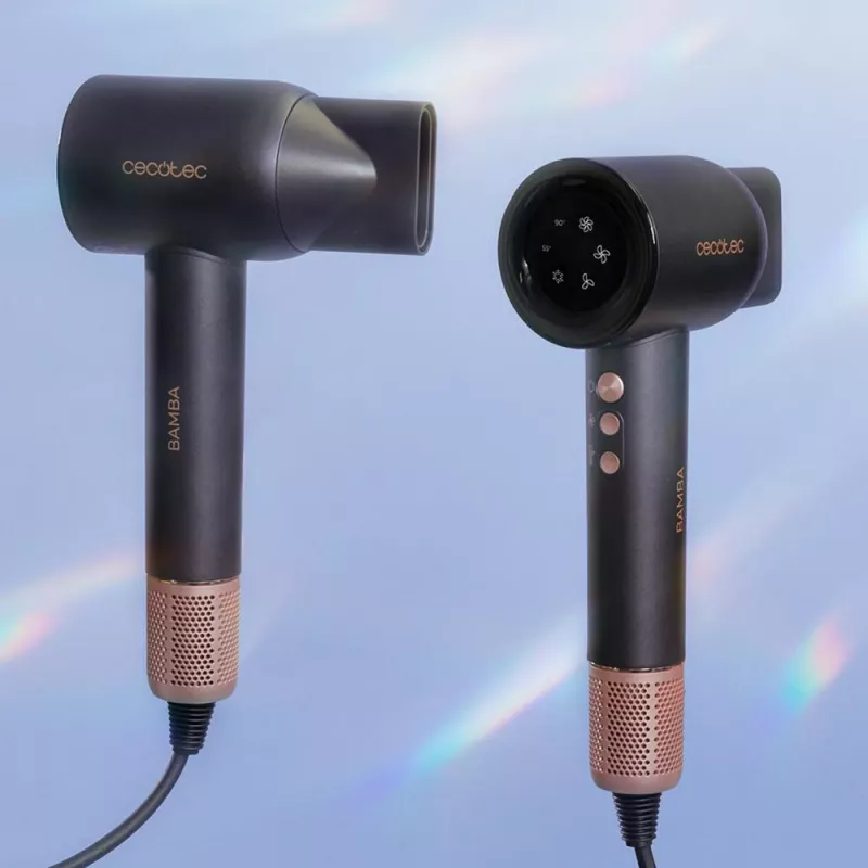 Cecotec Bamba IoniCare RockStar Nano IonTech matu žāvētājs 1600 W, melns