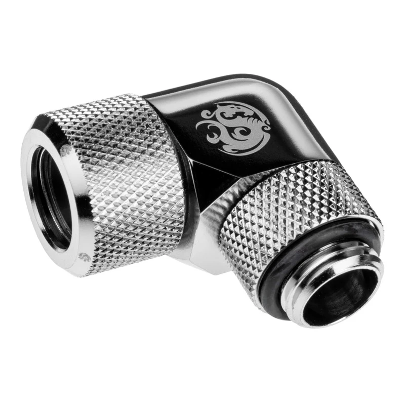 Caurule datora dzesēšanas sistēmai BitsPower BP-E90RMLA12 — misiņš, 12 mm diametrs, sudraba krāsa