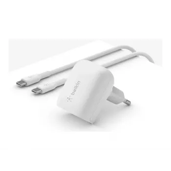 Belkin WCA006VF1MWH-B6 mobilās ierīces lādētājs Viedtālrunis Balts Maiņstrāvas Ātrā uzlāde Iekštelpām