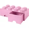 LEGO Brick Drawer 8 rozā, Uzglabāšanas kaste rozā