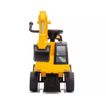 Ride-on excavator milly mally 5298 — bērnu braucamā rotaļlieta ar reālistisku dizainu un izturīgu konstrukciju