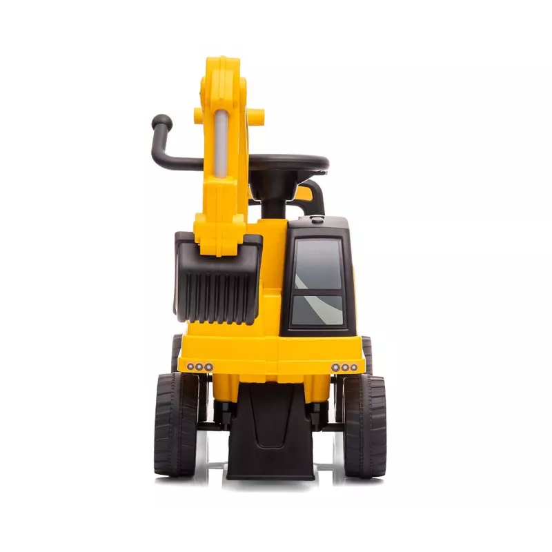 Ride-on excavator milly mally 5298 — bērnu braucamā rotaļlieta ar reālistisku dizainu un izturīgu konstrukciju