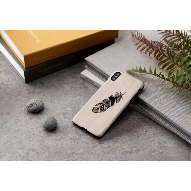 Viedtālruņa maciņš man and wood iPhone XS Max Indian Melns