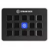 Elgato Stream Deck MK.2 pielāgojama 15 taustiņu USB uzdevumu vadības poga ar klasiskiem taustiņiem, melna