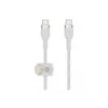 USB kabelis Belkin BOOST↑CHARGE PRO Flex 2m USB C Balts