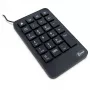 Ciparu tastatūra Inter-Tech KB-120 Universāla USB Melna