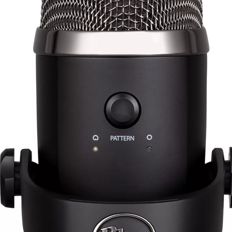 Logitech Yeti Nano, galda mikrofons, 20 - 20000 Hz, 0,5%, 24 biti, 48 kHz, 4,5 mV/Pa
