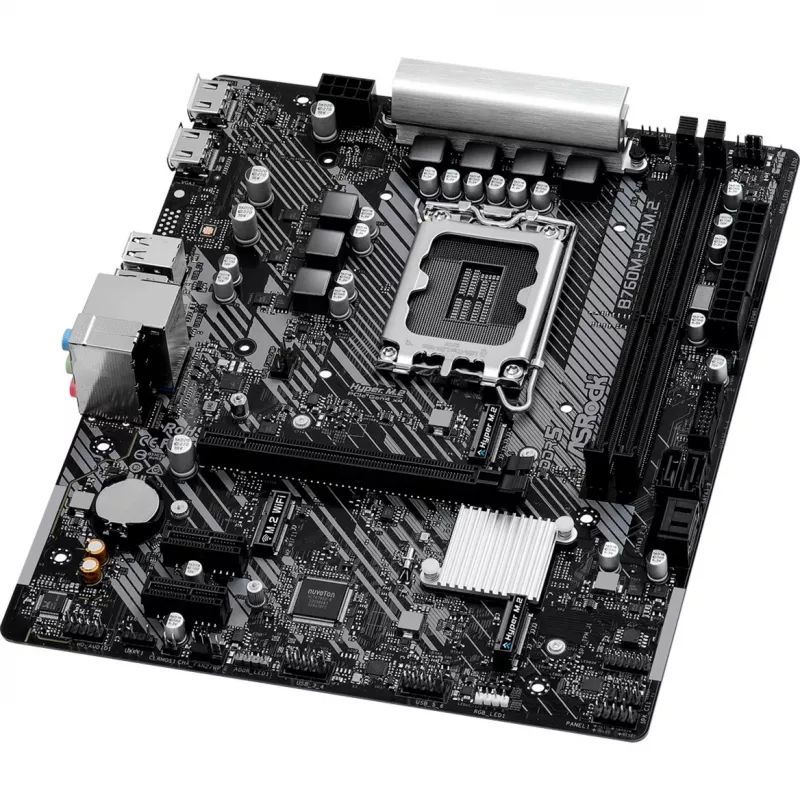 ASRock B760M-H2/M.2 DDR5 LGA1700 Micro-ATX mātesplate