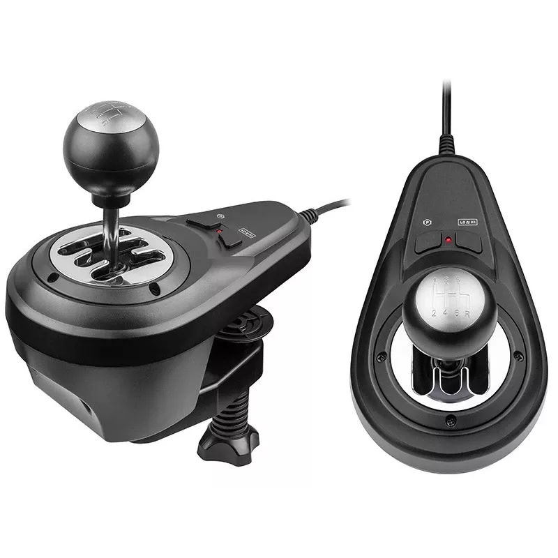 Manuālā pārnesumkārbas pārslēdzējs TRACER TRAJOY47345 — vadu 6-in-1 simracing kontrolieris, 1,8 m kabelis, melns, ergonomisks neslīdošs satvēriens, 270° rotācija
