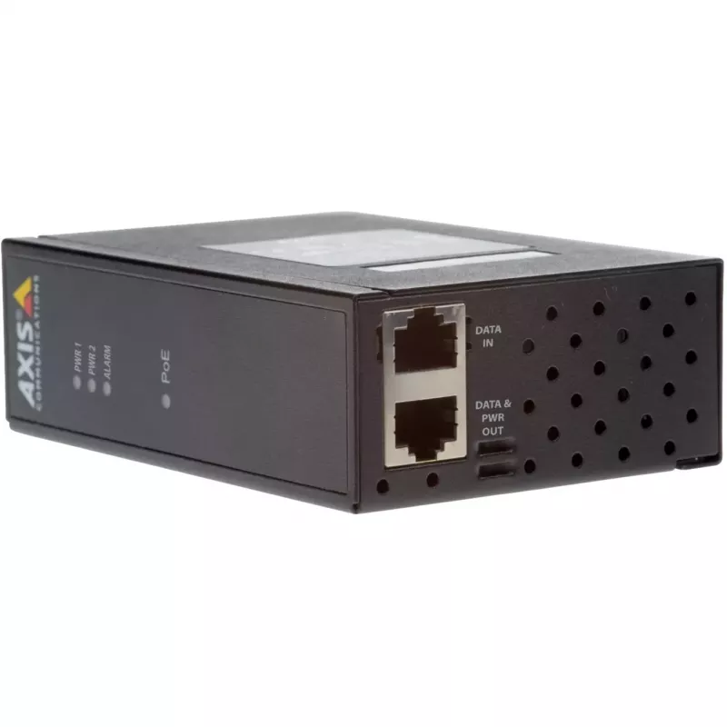 AXIS T8144 Industrial Midspan - Strāvas injektors - DC 20 60 vati - Melns (01154-001)