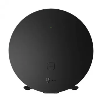 Bezvadu galda/staba maršrutētājs Telekom 40824613 — Divjoslu 2,4/5 GHz, Wi‑Fi 6 (802.11ax), Gigabit Ethernet, iekšējās antenas, melns