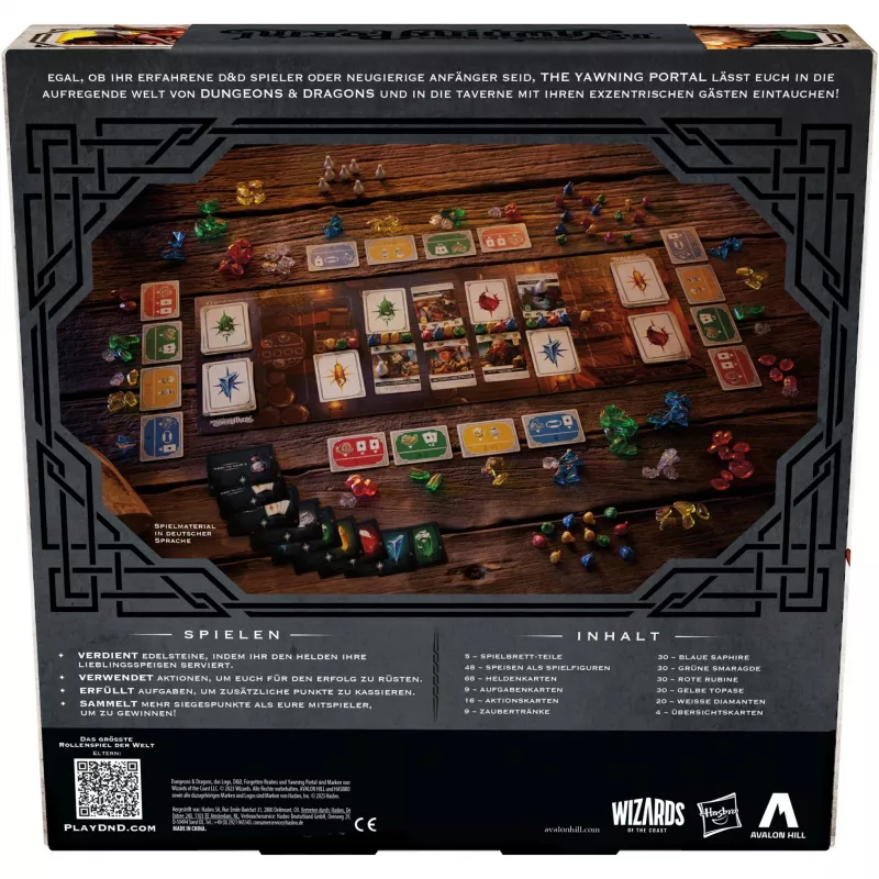Avalon Hill Dungeons & Dragons - The Yawning Portal (vācu izdevums), galda spēle