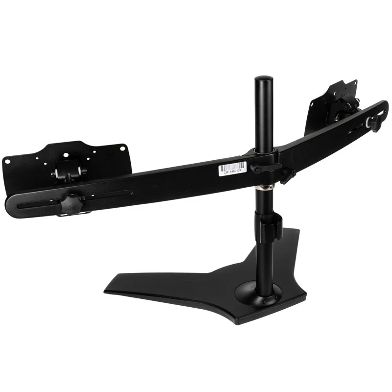SilverStone SST-ARM23BS-L - divu monitoru turētājs - melns