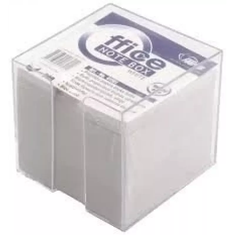 Piezīmju bloks Forpus, 9x9 cm, balts, nelīmēts, ar vāciņu (800) 0716-005