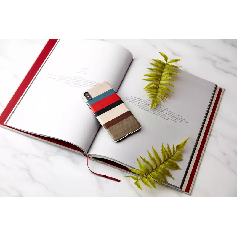Tālruņa maciņš man and wood iPhone XS Max — corallina balta