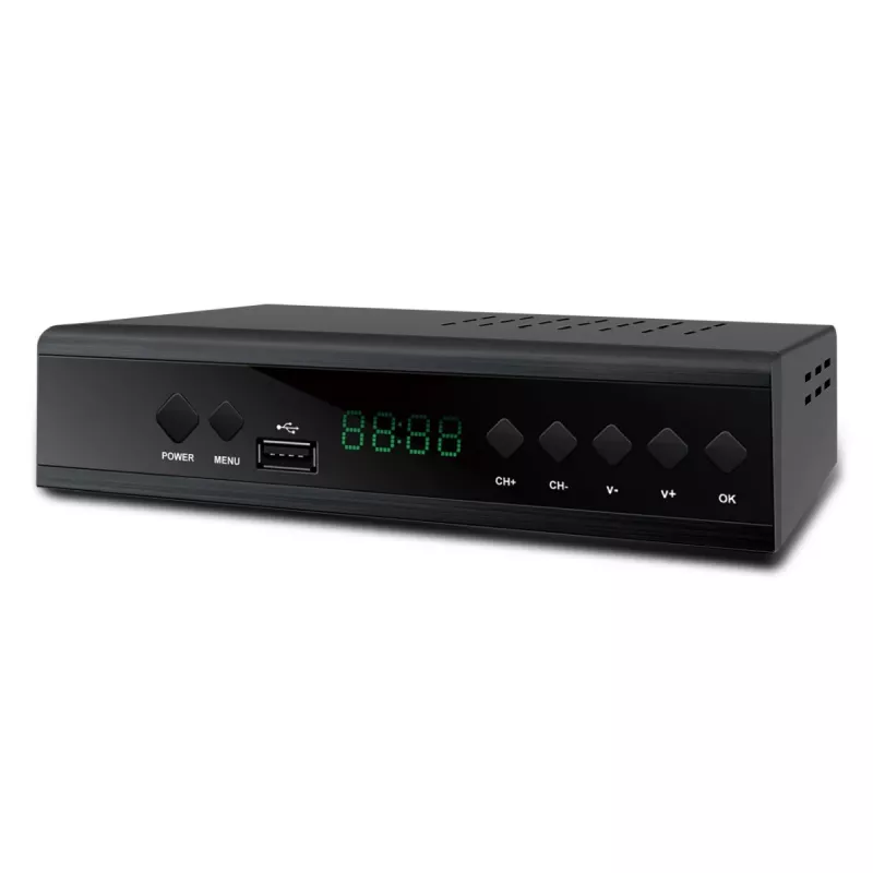 Extralink Home Tuner DVB-T2 digitālās TV dekoders H.265 HEVC FULL HD USB HDMI + tālvadības pults