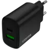 CANYON lādētājs OnCharge 250 25W 1xPD 1xQC EU Melns