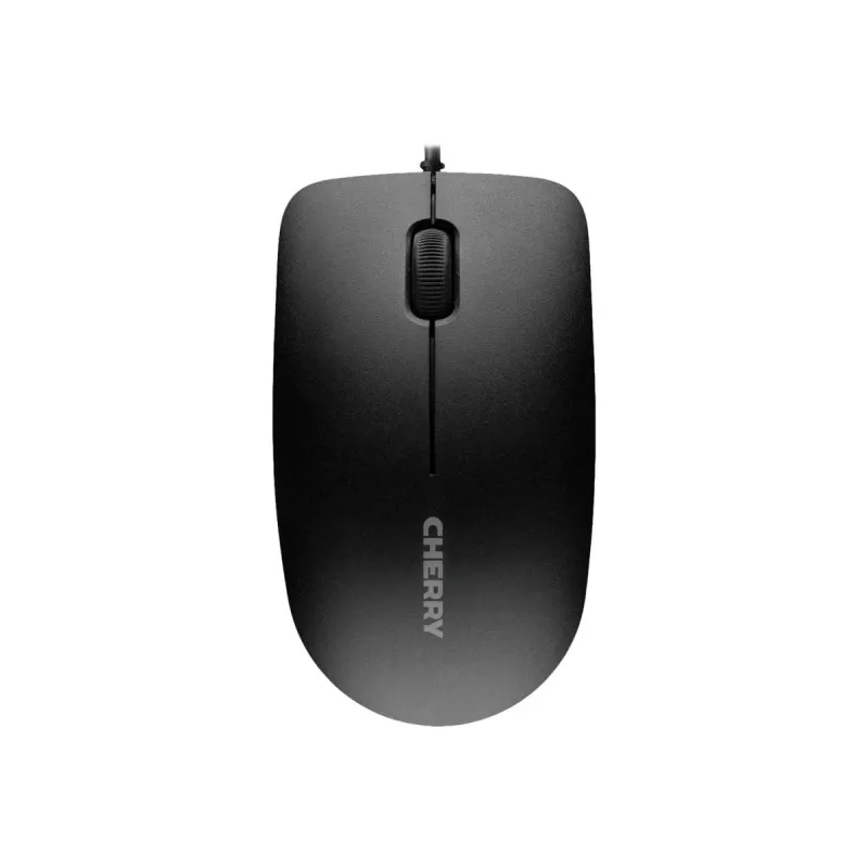 Tastatūra CHERRY DC 2000 ar peli, universāla USB QWERTY čehu, melna