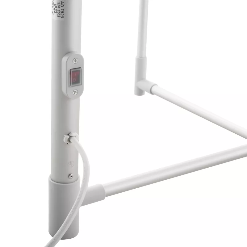 Elektriski salokāms veļas žāvētājs Adler AD 7829 — 300 W, 148×52×90 cm, balts, brīvstāvošs