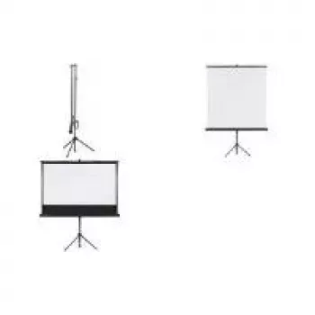 Projekcijas ekrāns Franken X-tra!Line LWST215, formāts 1:1, attēls 1500×1500 mm, pārnēsājams statīva ekrāns