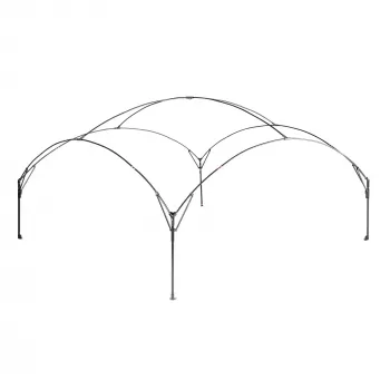 FastPitch Event Shelter XL, Paviljons sudraba/tumši zils, 4,5 x 4,5 m