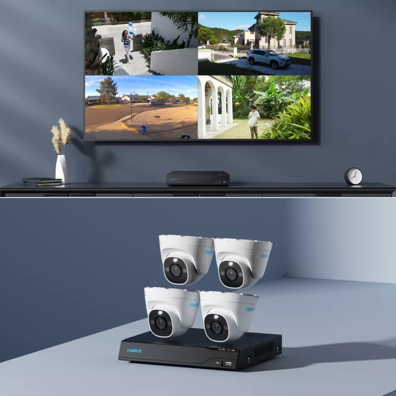 Reolink NVS8-8MD4 Video novērošanas komplekts vadu 8 kanālu (PS4KD01-8)