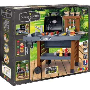 Garten Kitchen, rotaļu virtuve pelēkā/brūnā krāsā