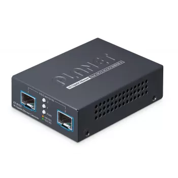 PLANET 2-Port 10G/2.5G/1G/100BASE-X tīkls Media Converter Melns