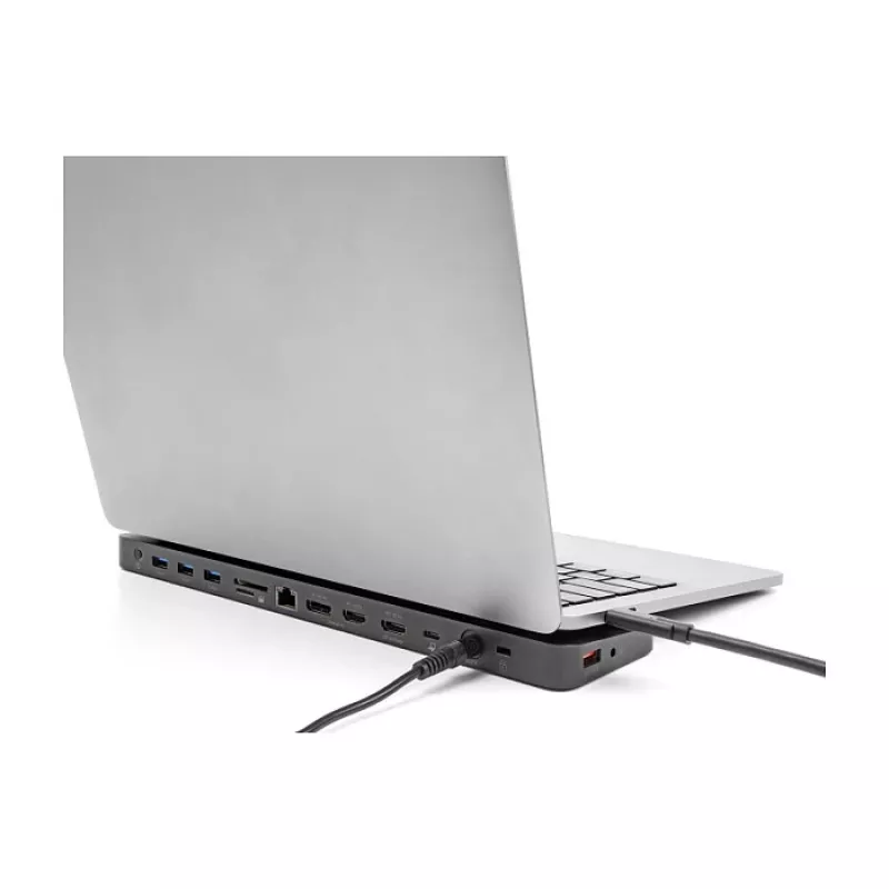 DeLOCK USB Type-C trīskārša displeja dokstacija 4K USB 5 Gbps LAN SD audio PD 80 W