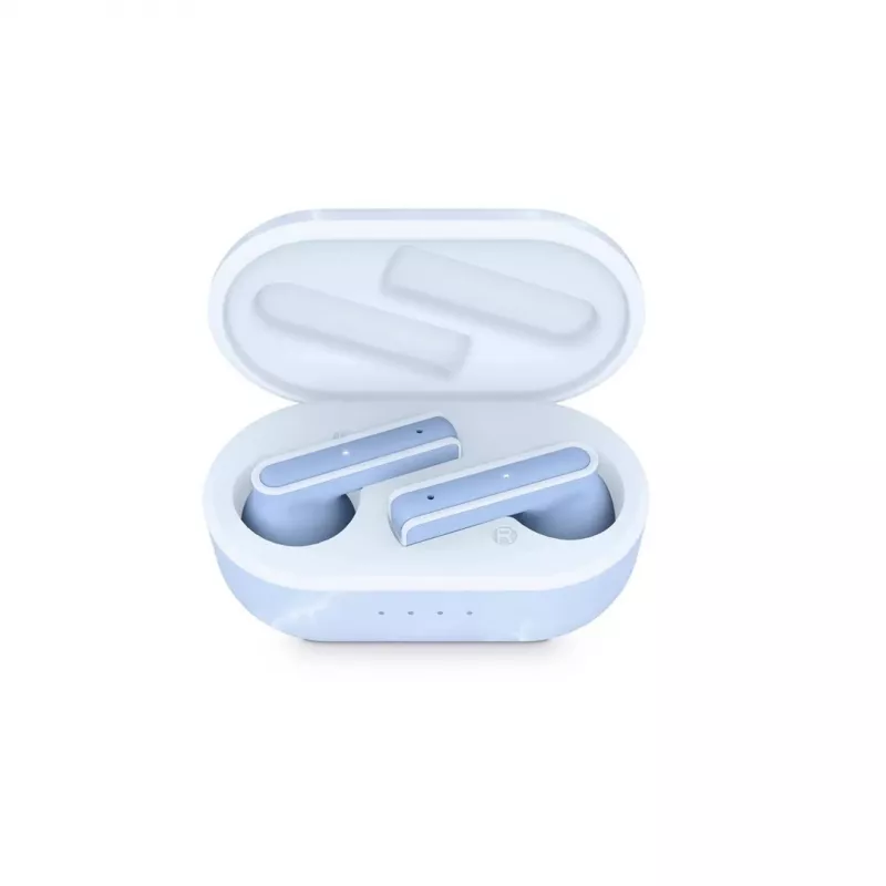 Energy Sistem Senshi Eco austiņas, patiesi bezvadu stereo (TWS), iekšauss, zvaniem/mūzikai/sportam/ikdienai, Bluetooth, gaiši zilas