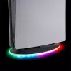 Dzesēšanas statīvs SUBSONIC SA5656 PS5 un PS5 plāns ar LED gaismām, vairāku ventilatoru dzesēšana, USB barošana