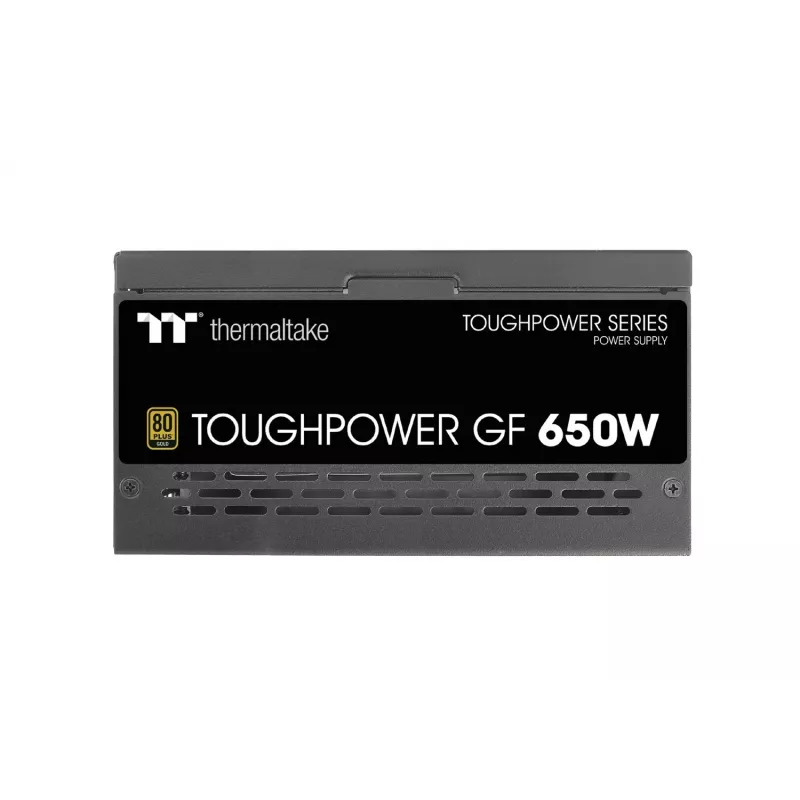 Barošanas bloks THERMALTAKE Toughpower ATX 650W Gold, 80 PLUS Gold, 650 W, ATX, 90 mm ventilators, 20+4 kontakti, 1x PCIe (6+2), 3x SATA, 2x Molex