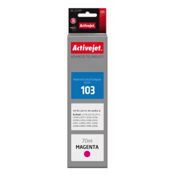 Activejet AE-103M tinte (Epson 103 C13T00S34A aizstājējs; Supreme; 70 ml; fuksīna)