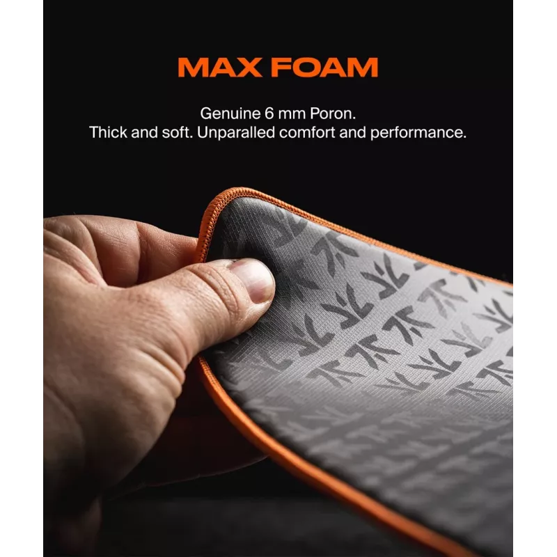 Spēļu peles paliktnis GLORIOUS Fnatic FOCUS3 MAX XL - paplašināts XL izmērs, auduma virsma, sašūta mala