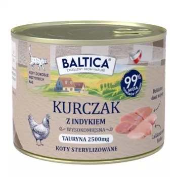 BALTICA regional flavours Vistas gaļa ar tītaru - mitrā kaķu barība - 185g
