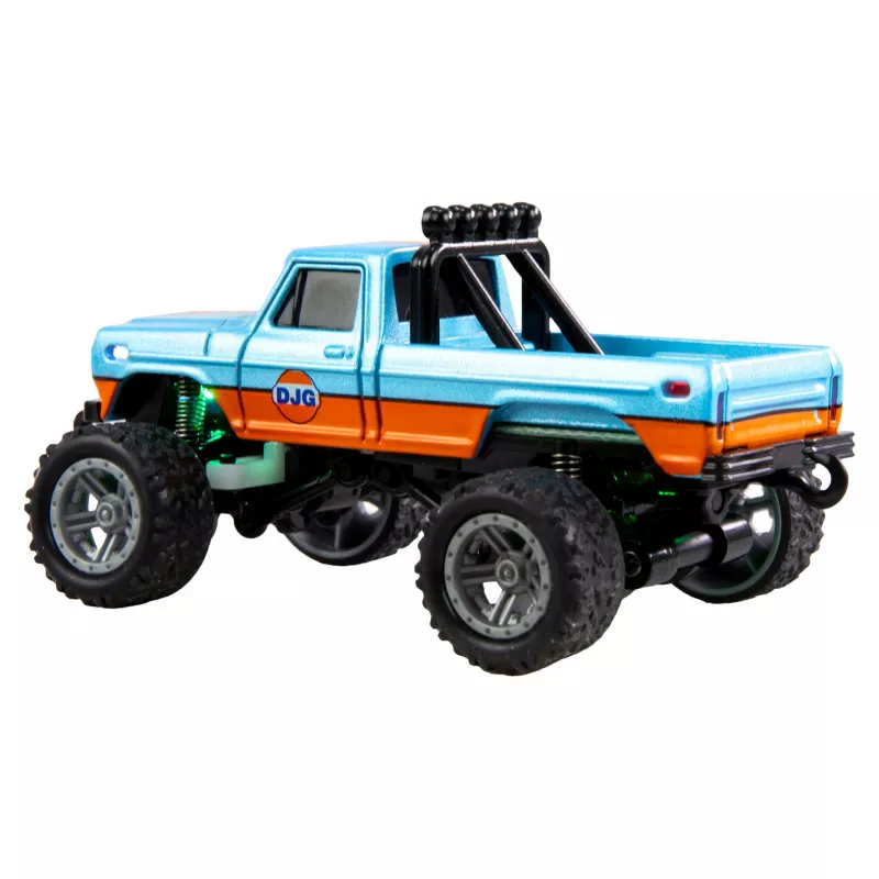 Radio vadāms Amewi Monster Truck DieCast 1:64 RTR, zili oranžs