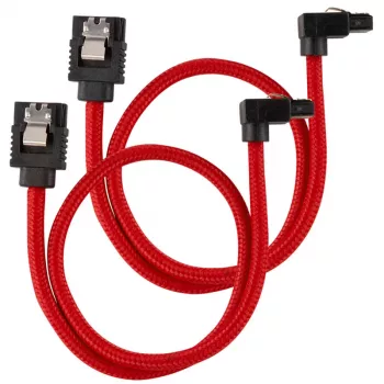 SATA kabelis Corsair CC-8900280 0.3 m, melns/sarkans