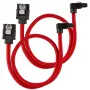 SATA kabelis Corsair CC-8900280 0.3 m, melns/sarkans
