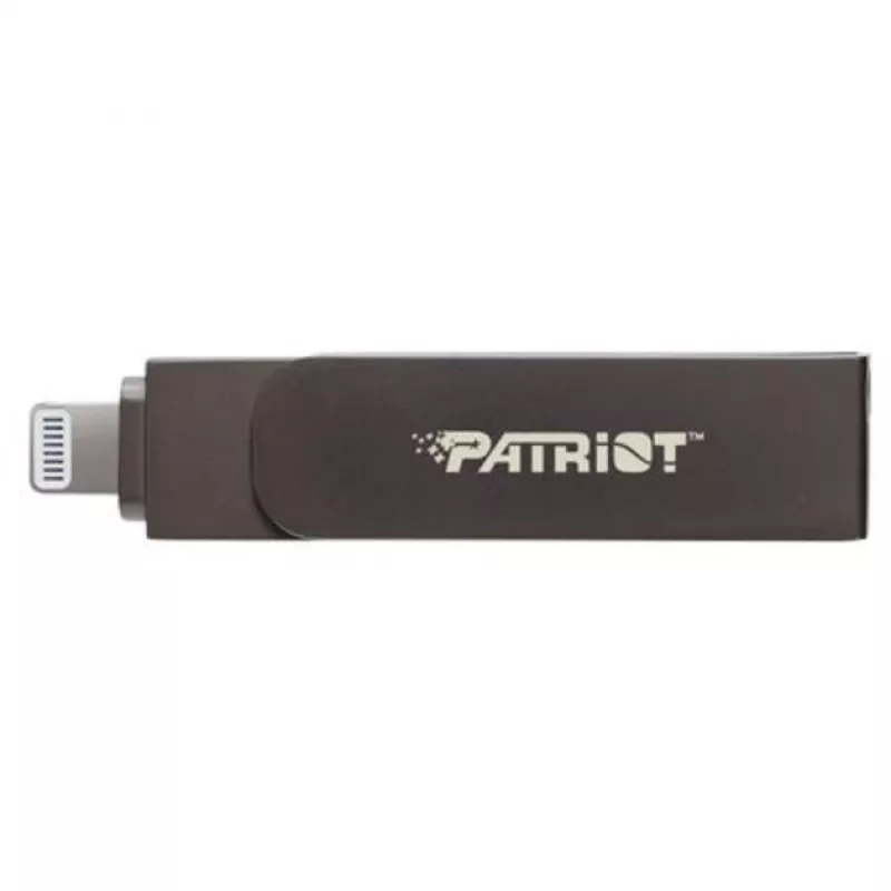 USB zibatmiņa Patriot 256GB USB 3.2 Lightning USB-C Melna PI256GSKM30CL