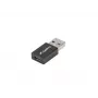Lanberg AD-UC-UA-01 Kabeļa interfeisa/dzimuma adapteris USB 3.0 Type A uz USB 3.0 Type C Melns (AD-UC-UA-01)