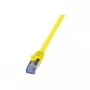 Tīkla kabelis LogiLink Cat6a S/FTP RJ-45 2m Dzeltens