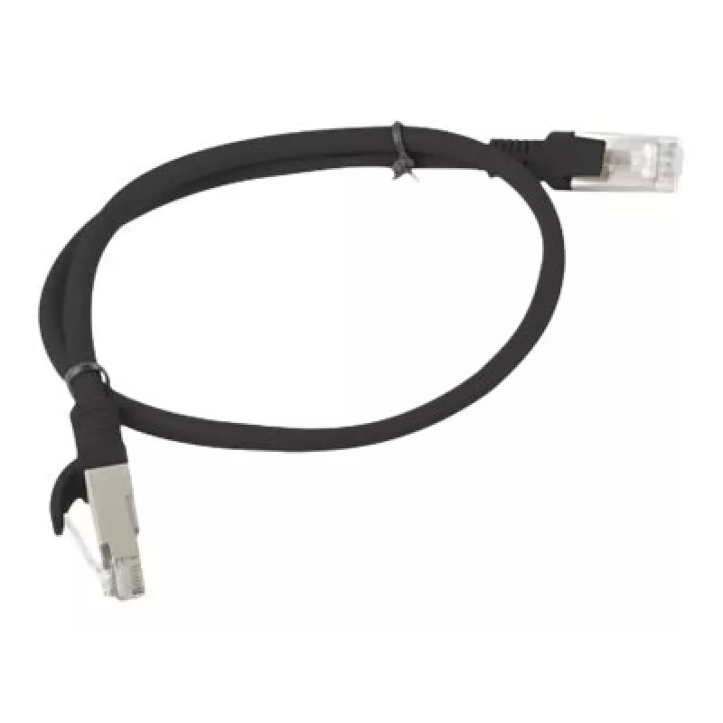 LANBERG PCU6-10CC-0050-BK Patchcord RJ45 cat. 6 UTP 0,5m melns